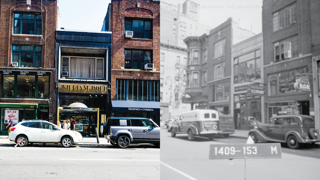 【 New york 1954-55】Willam  William Poll – 1051 Lexington Avenue - Friends of the Upper