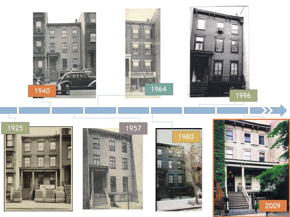 412 East 85th Street, an 1861 wood-frame house, is slated to be “de-calendared” by the Landmarks Preservation Commission. (Graphic created by Kathryn Gardner for Columbia University Historic Preservation Studio I – Fall 2013)