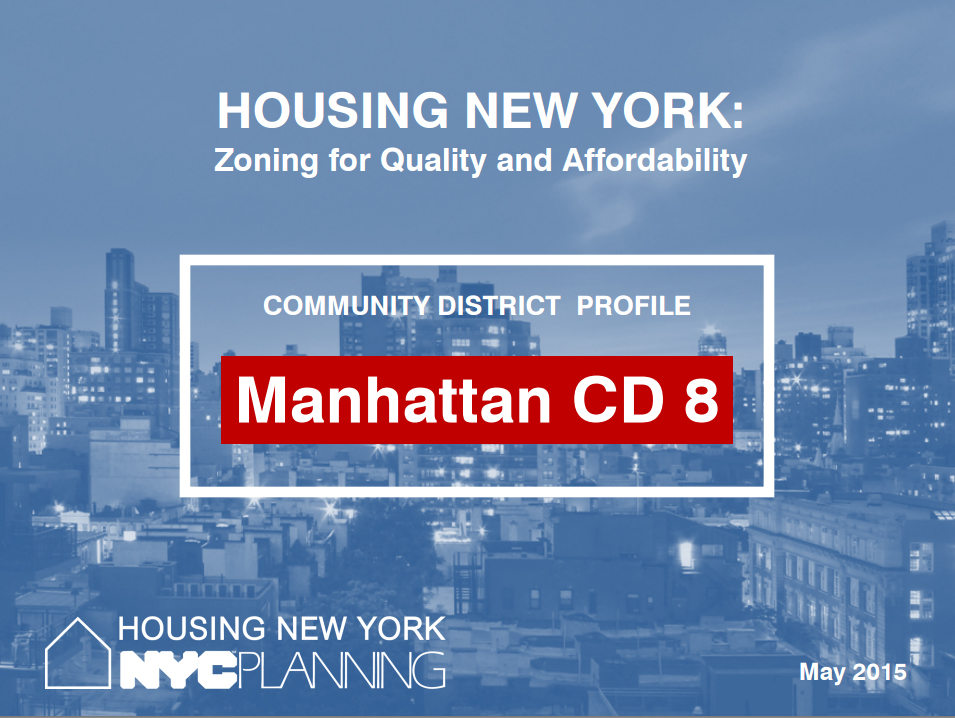 Housing New York: Manhattan Community District 8