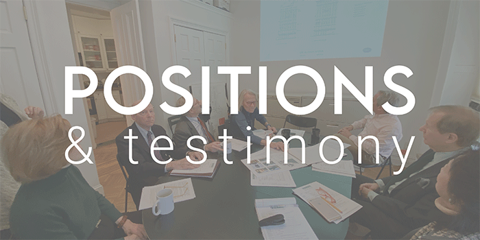 positions & testimony buttons