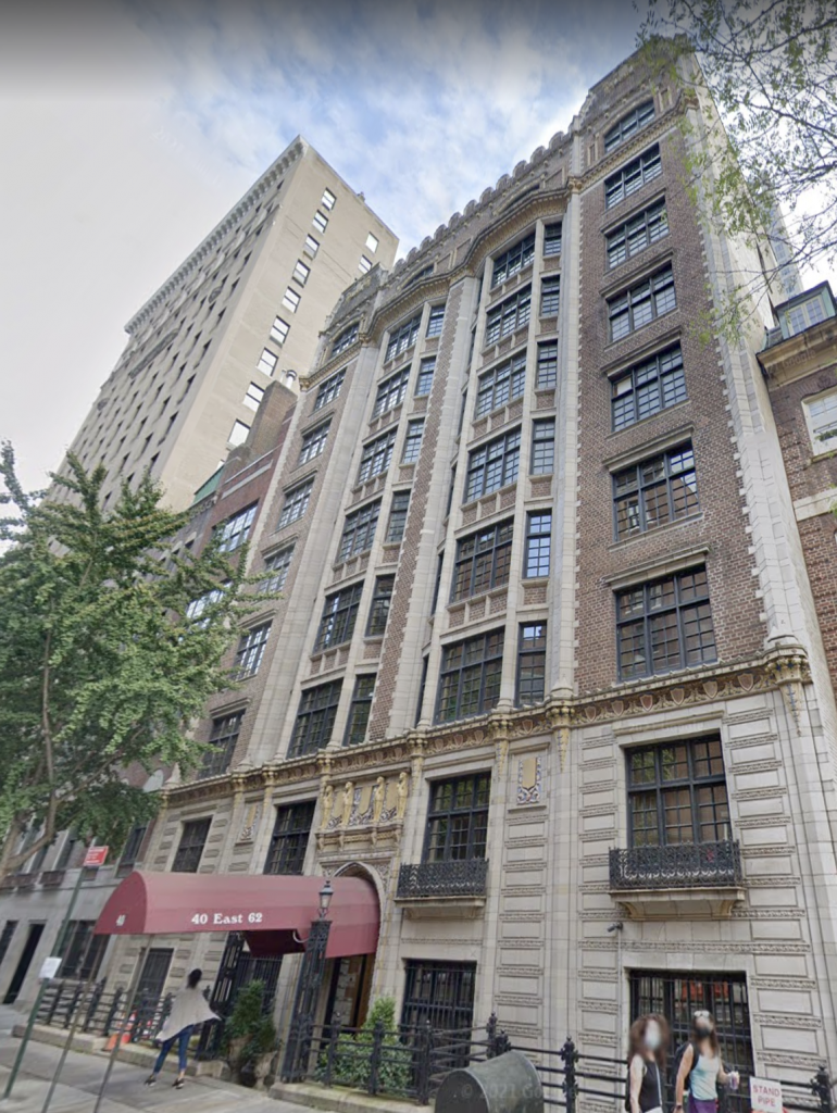 40 East 62nd Street Friends of the Upper East Side